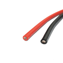 UL3530 24AWG 7/0.20mm red black high temperature silicone cable 2 wire